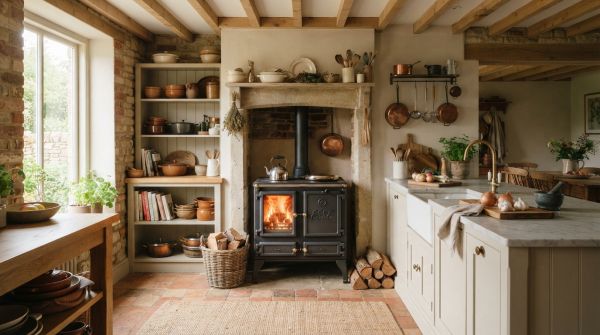 Top 5 cuisinières à bois pour une cuisine chic et accueillante